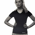 thumbnail image 3 of Copper Wear Compression Shirt Short Sleeve Women Size L Black, 3 of 4