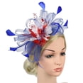 thumbnail image 5 of Baberdicy Women's Small Fascinator - Feather Netting Pillbox - Tea Party Formal Hat - Elegant Hair Accessory - Summer Wedding F,One Size, 5 of 8