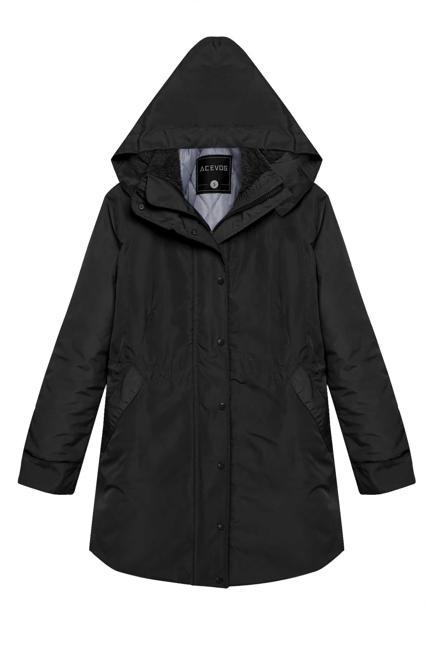 Lowest Price ever ! Women Winter Jacket Front-Zip Hooded Parka Coat Outdoor Waterproof... by