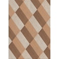 thumbnail image 1 of Ahgly Company Machine Washable Indoor Rectangle Transitional Sienna Brown Area Rugs, 7' x 9', 1 of 7