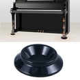 thumbnail image 4 of 4 Pcs Tapis de Piano Roulettes Droites Tasses Solides Meubles Roulettes Antidérapantes Anti-Bruit (Noir), 4 of 4