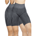 thumbnail image 1 of Set De 2 Shorts para Mujer Unitalla con Bolsas Deportivo o Casual Stretch Push Up Biker, 1 of 5