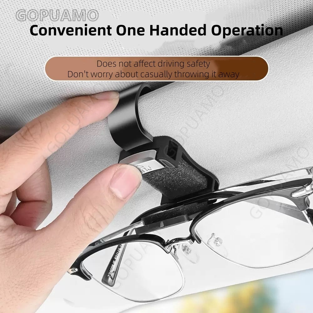 Car Glasses Holder Clip For Audi Q5 Press type sunglasses clip and ticket sunshade ABS Eyeglasses holder