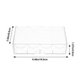 thumbnail image 3 of Multi-grid Poker Chip Storage Box Transparent Game Chip Case Large Capacity Poker Chip Organizer, 3 of 6