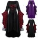 thumbnail image 2 of Disfraz Vintage de Halloween para mujer, vestido gótico de bruja, vampiro, fantasma, vestidos de fiesta estampados, fantasma Medieval, ropa de novia xuanjing unisex, 2 of 2