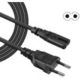 thumbnail image 1 of Cable de alimentación C7 2 pines Ps5 Ps4 Ps3, cable de alimentación bipolar de 1,5 m para Hp Canon, 1 of 5