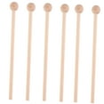 thumbnail image 3 of Minkissy 6Pcs Rhythm Sticks Wood Color Mallets for School Teaching, 3 of 7