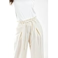 thumbnail image 4 of Pantalon Wide Leg con pinzas Roman Fashion /Juvenil, 40708 (Hueso) beige M, 4 of 6
