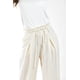 thumbnail image 4 of Pantalon Wide Leg con pinzas Roman Fashion /Juvenil, 40708 (Hueso) beige M, 4 of 6