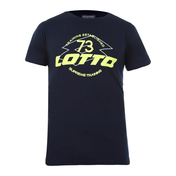Playera Para Hombre Lotto Drewm Manga Corta Azul Talla EG