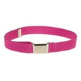 thumbnail image 1 of Ceinture Élastique Ajustable pour Tout-Petits Unisexe Boucle Carrée Argentée, 1 of 2