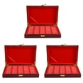 thumbnail image 1 of 150 Pcs Wood Coin Protection Display Box Storage Case Holder Round Box Commemorative Collection Box, 1 of 8