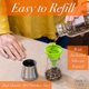 thumbnail image 4 of Premium Stainless Steel Salt And Pepper Grinder 2pcs - Adjustable Ceramic Sea Salt Grinder & Pepper Grinder, 4 of 5
