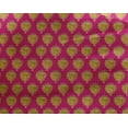 thumbnail image 4 of oneOone Georgette Viscose Fabric Floral & Flying Swan Block Print Fabric BTY 42 Inch Wide, 4 of 4