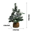 thumbnail image 3 of Byujiro Mini Christmas Tree for Tabletop Christmas Decorations Small Mini Christmas Tree Package Home Christmas Scene Decoration OrnamentsDesktop Mini Christmas Tree Portable Holiday Tree, 3 of 6