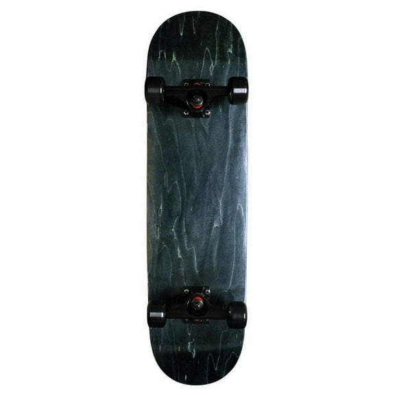 Blank Complete Skateboard Stained Black 7.75