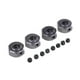 thumbnail image 5 of Conector hexagonal de metal RC, accesorios de bricolaje, piezas de repuesto para coche RC, fácil de instalar, cubo de rueda hexagonal Color titanio, 5 of 7