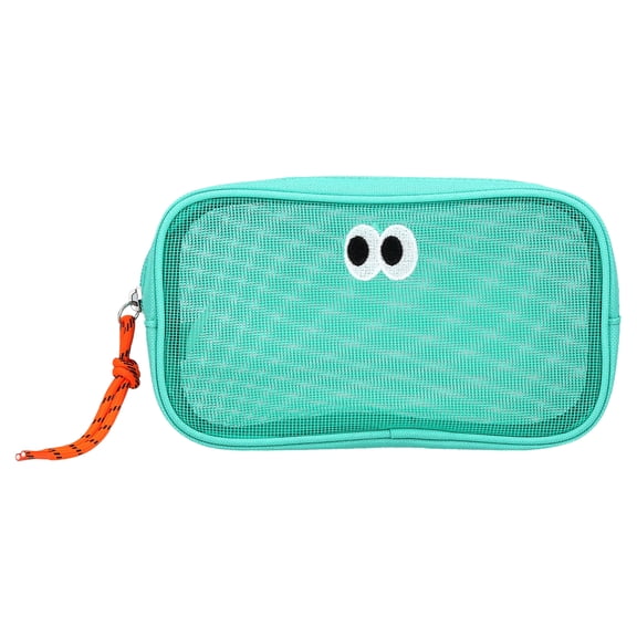 Pen+Gear Googly Eye Pencil Pouch, Green