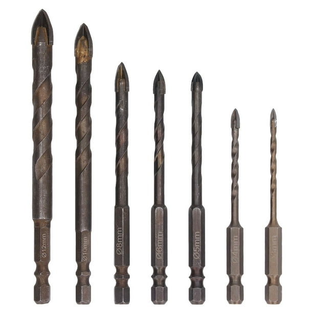 Juego de brocas para taladro, juego de brocas únicas, herramientas de punta de broca, verdadera excelencia