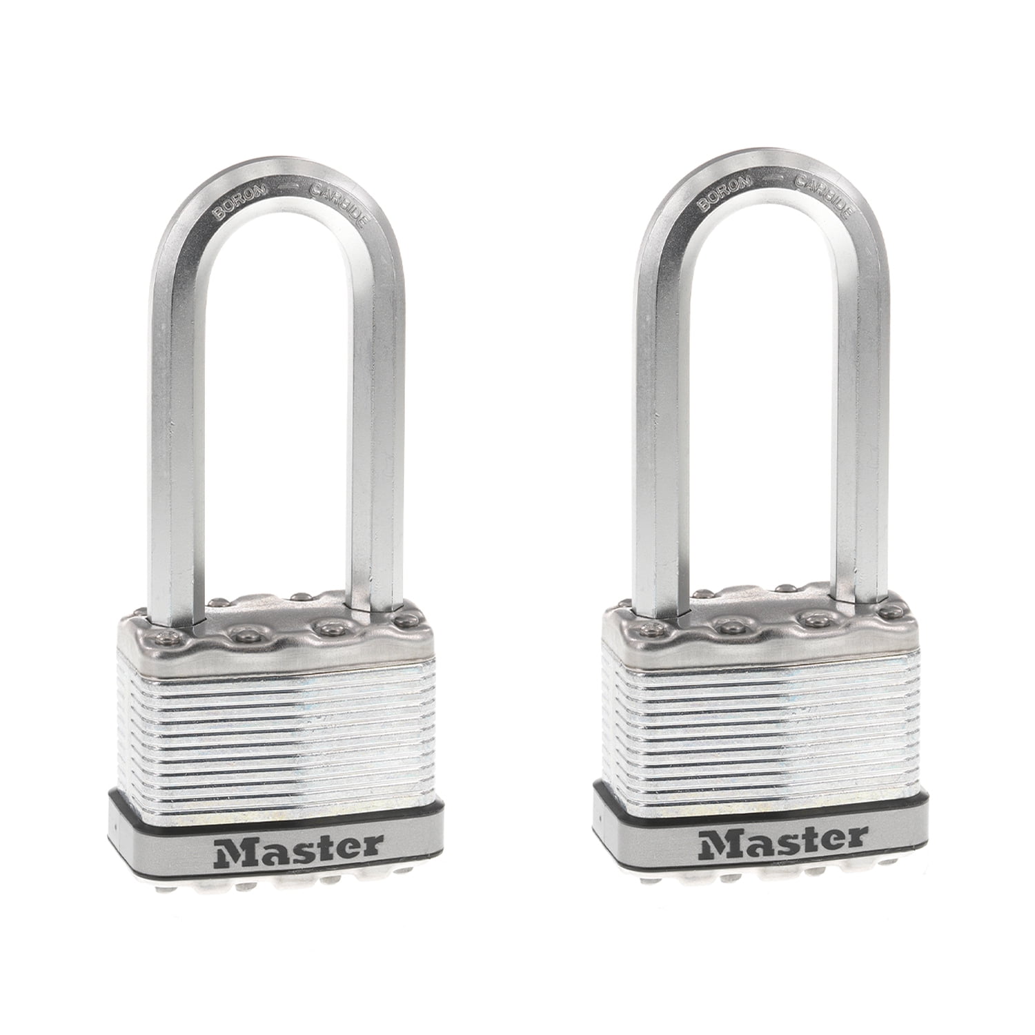 Master Lock 2' W Steel Dual Ball Bearing Locking Padlock 2 pk Keyed Alike