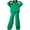 Green, variant on 2 Piece Plus Size Sets for Women Fall Versatile Round Neck Long Sleeve Loose Pants Set For Women