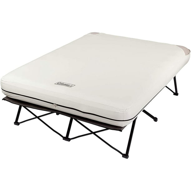 Coleman Camping Cot, Air Mattress, and Pump Combo, Folding Camp Cot and