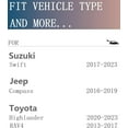 thumbnail image 2 of 10" Rear Wiper Blades Replacement For TOYOTA RAV4 2013-2018, Highlander 2020-2022, Jeep Compass 2018-2021, BACK Windshield Wiper Blades-(10-A), 2 of 12