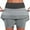 Gray-A, variant on Tumotour New Skirt Shorts for Women Trendy Women's New Color Mid-waist Skirt Pants Sports Casual Shorts Bottoming Skirt Pants
