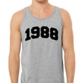 thumbnail image 2 of 1988 College Style Tank Top Unisex X-Small Grey, 2 of 5