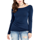 thumbnail image 1 of Rachel Roy Blusa de punto fruncido para mujer, azul, XXL Rachel Roy Tejer, 1 of 2