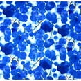 thumbnail image 2 of 1 Fat Quarter - Blue Violets Flowers Cotton Fabric - 21" X 18", 2 of 2