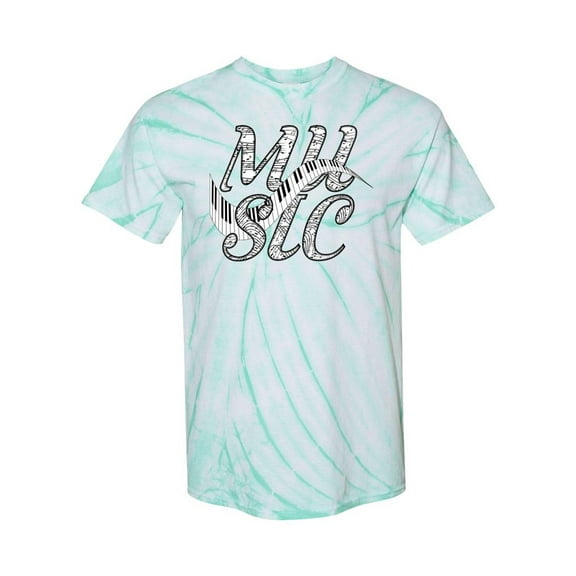 Music Piano Tie Dye Cyclone Men -SPIdeals Designs, Male Large