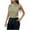 Green, variant on Lenpel Women's Tank Tops Trendy Mock Neck Ruched Front Sleeveless Satin Shirts Summer Casual Blouses