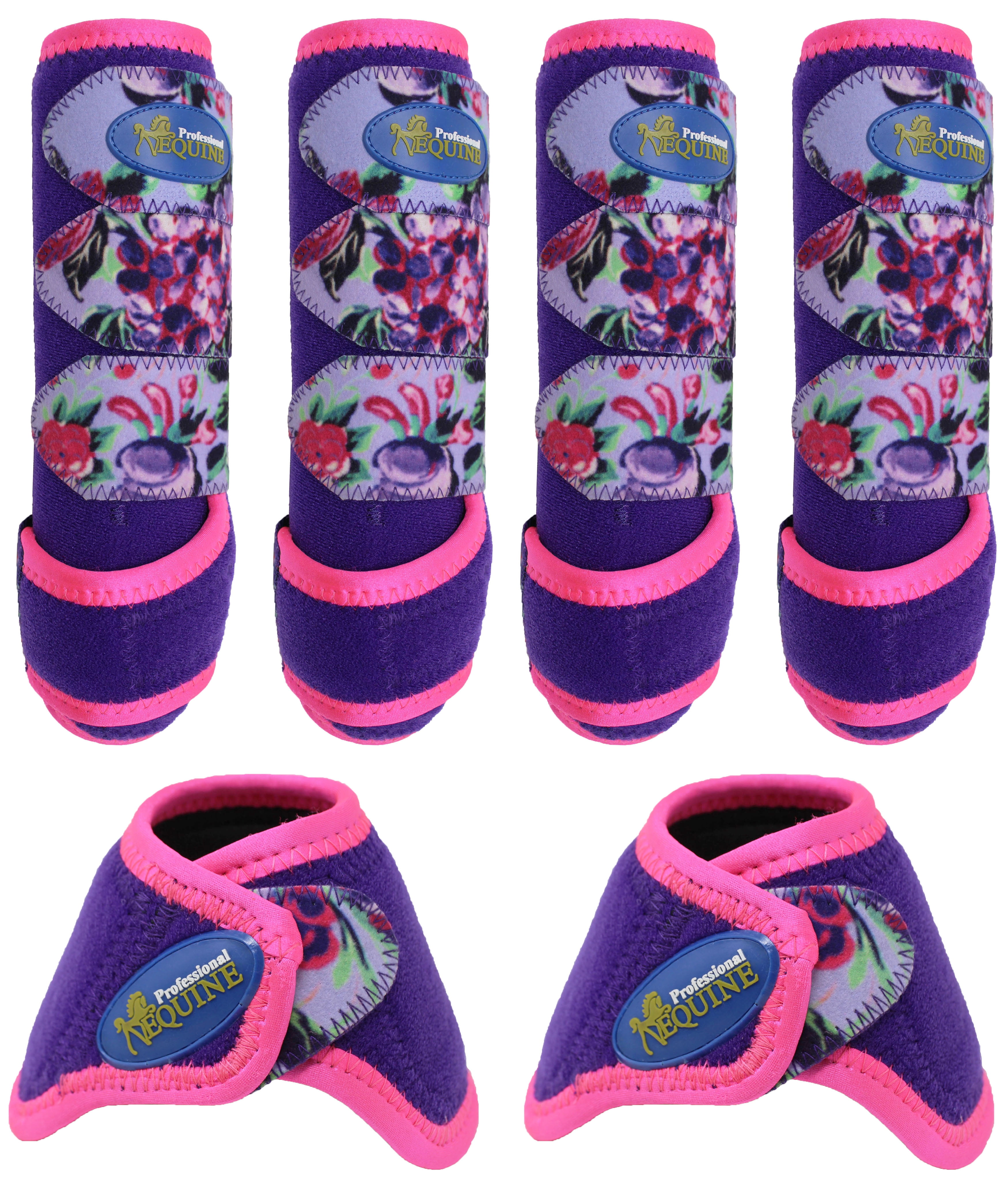 Horse Medium 4Pack Professional Equine Sports Medicine Splint Bell