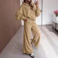 thumbnail image 5 of Women's 2 Piece Outfits Fall Sweatsuits Oversized Hoodies Wide Leg Sweatpants Tracksuits Lounge Matching Sets, 5 of 5