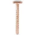 thumbnail image 5 of Imperial 1/20Ct TDW Diamond Pink Tone Sterling Silver Rectangle Shape Cluster Promise Ring, 5 of 8