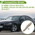 thumbnail image 3 of Cubierta de tirador de panel de puerta del lado del pasajero delantero para BMW Serie 3 316 318 320 328 330 335 340 M3 2012-2018 No.51417279316 Beige ABS 1 Pc, 3 of 6
