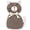 Brown Cat, variant on Cute Animals Decorative Door Stoppers, Soft Durable Fabric Weighted Interior Wall Protector for Home & Office, Anti Collision Heavy Duty Compact Floor Decor Book Stopper