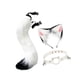 thumbnail image 5 of Orejas y cola larga falsas, regalos divertidos para mujeres y niñas, diadema para cosplay, baile de graduación blanco, 5 of 9