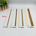 thumbnail image 4 of 50 palitos de bambú planos de varios tamaños, material de artesanía de madera para bricolaje, materiales para hacer manualidades, materiales para modelos de construcción hechos a mano, 30 cm de largo, 4 of 5