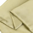 thumbnail image 5 of Unique Bargains Soft and Durable Envelope Closure Satin Pillowcase (2 Count) Gold Queen, 5 of 6