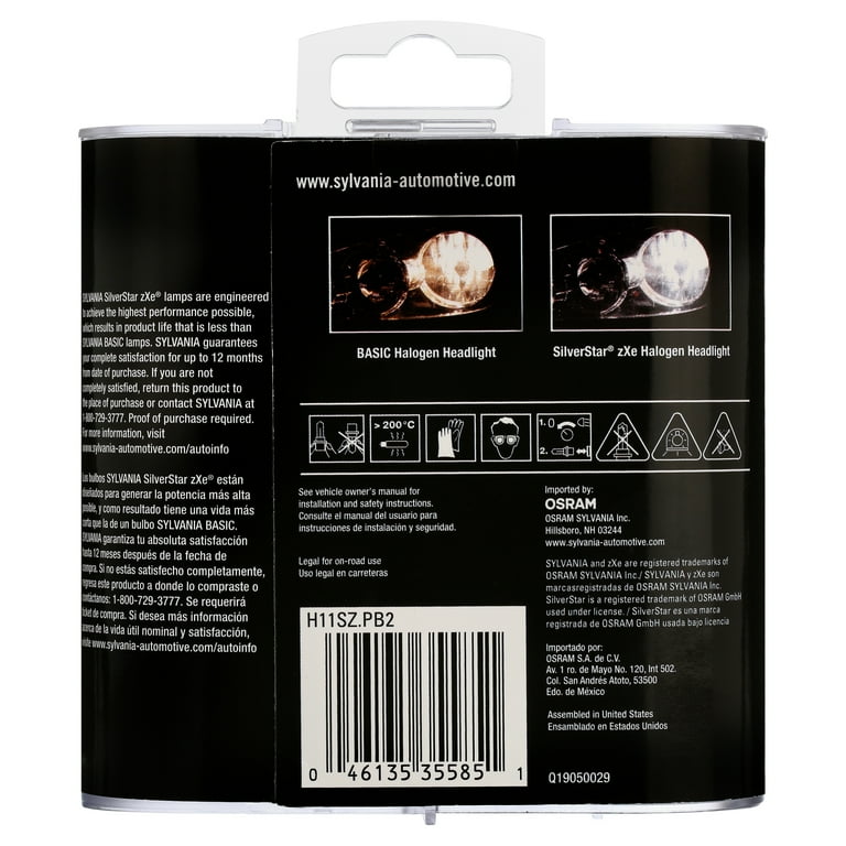 Sylvania H11 SilverStar zXe High Performance Halogen Sylvania H11 SilverStar zXe High Performance Halogen