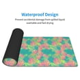 thumbnail image 5 of Disketp Gaming Mouse Pad Colorful Palm Leaves Pattern Large Mouse Mat Long Extended Desk Pad Non-Slip Rubber Mice Pads Stitched Edges Thin Pad (11.8x31.5 Inch), 5 of 8