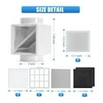 thumbnail image 4 of TUOOWO Ultimate 3 IN 1 Dryer Duct Lint Trap - Indoor Dryer Vent Kit with Lint Trap - Dryer Lint Catcher White, 4 of 7