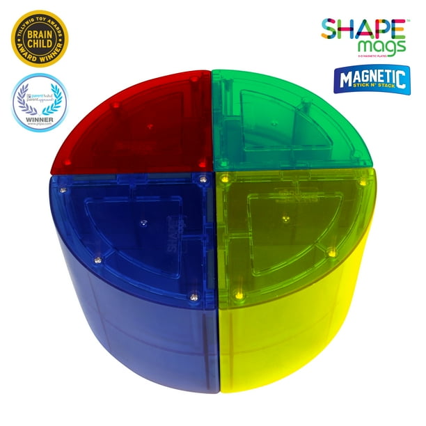 Shape Mags Freestanding Arches 4 Piece Tiles Set