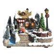 thumbnail image 1 of Colección de adornos navideños para casas, figuras LED, adorno de pueblo exquisito Árbol de Navidad, 1 of 9