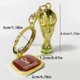 thumbnail image 2 of Metal Football World Cup Keyring Keychain For Bag Charm Handicraft Pendant Gifts, 2 of 3
