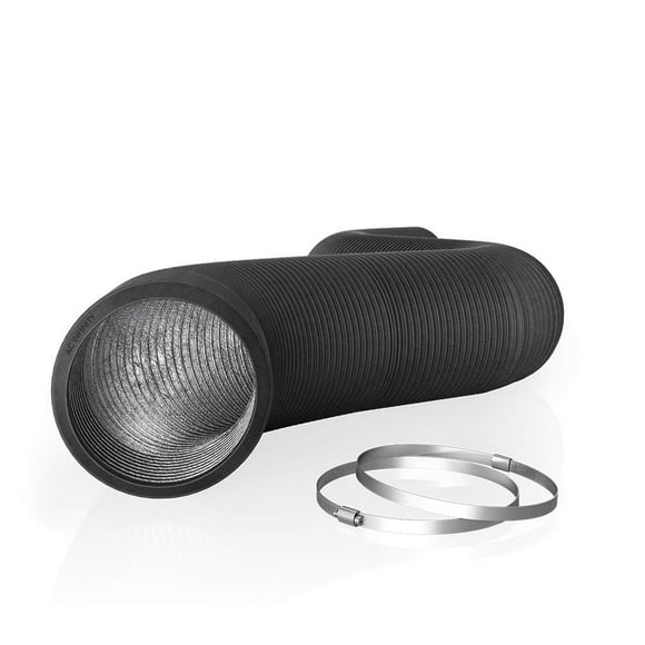 Conducto flexible de aluminio AC Infinity de 10 pulgadas y 25 pies con abrazadera