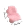 thumbnail image 3 of Leodye 1PCS Fluffy Rug Contemporary Area Rug Comfortable Floor Mat Doormat for Bedroom Porch Hallway Dorm and Home Decoration -23.62x35.43in, 3 of 6