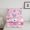 Pink 02, variant on Feelyou Cute Elephant Animal Queen Comforter Set, Rainbow Flower Bedding Set, 3pcs